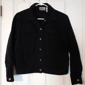 Bill Blass Vintage Black Jean Jacket